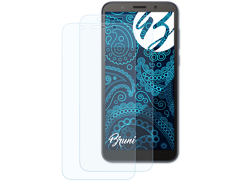 Basics-Clear 2018) Schutzfolie(für Prime Huawei 2x Y5 BRUNI