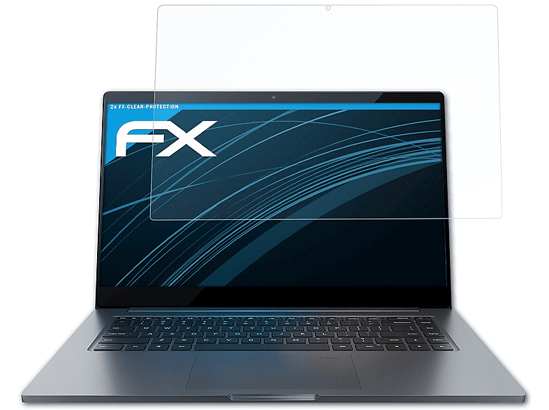 ATFOLIX 2x FX-Clear Displayschutz(für Xiaomi Mi Pro) Notebook