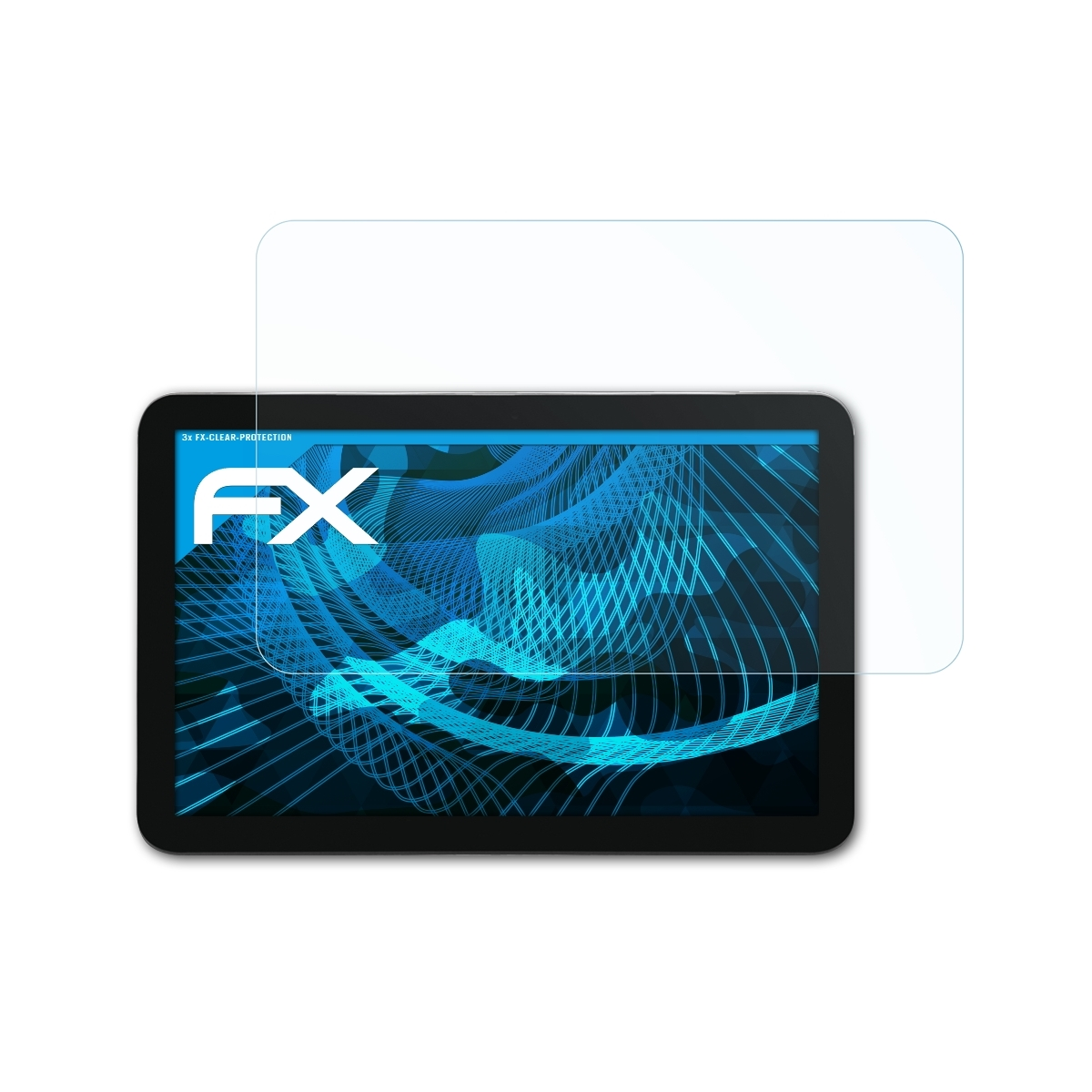 ATFOLIX 3x FX-Clear EU Displayschutz(für Blaupunkt 2 TravelPilot (2018)) 74 / LMU