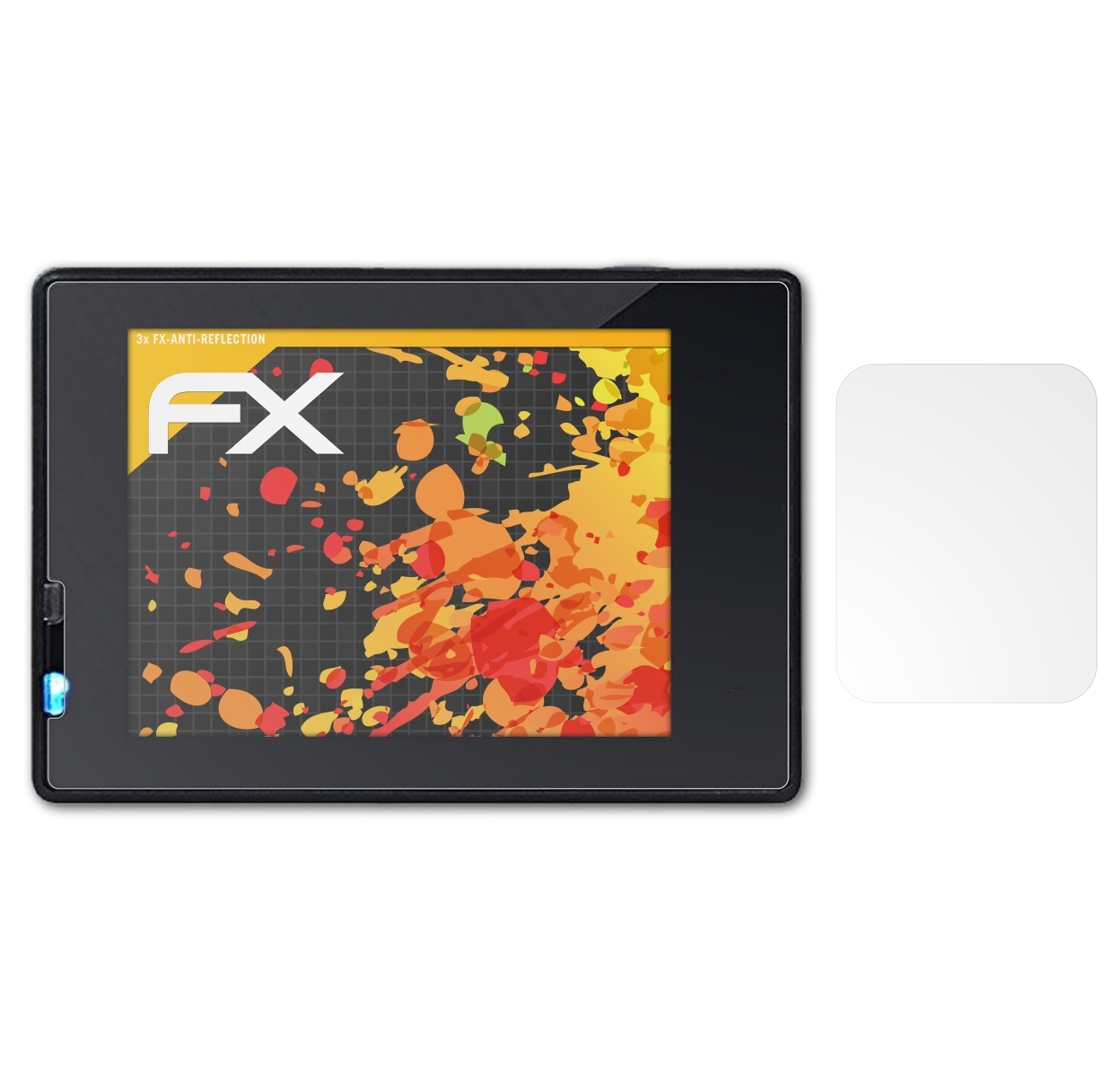 ATFOLIX 3x FX-Antireflex Displayschutz(für Campark ACT76-UK)
