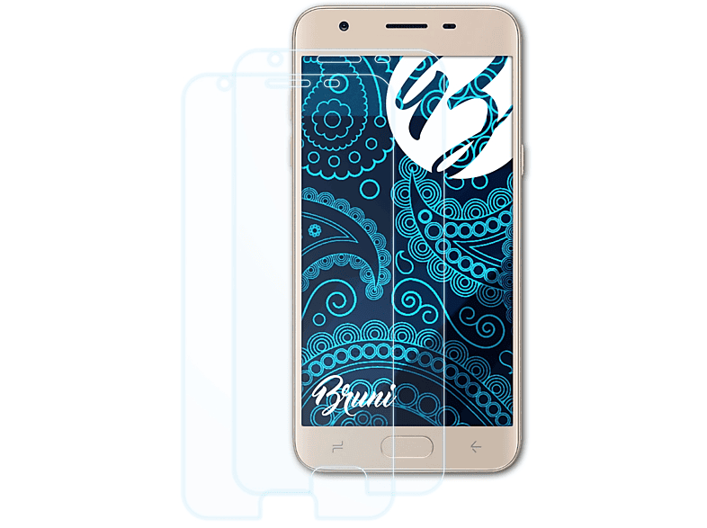BRUNI 2x Basics-Clear Schutzfolie(für Samsung J3 Galaxy Star)