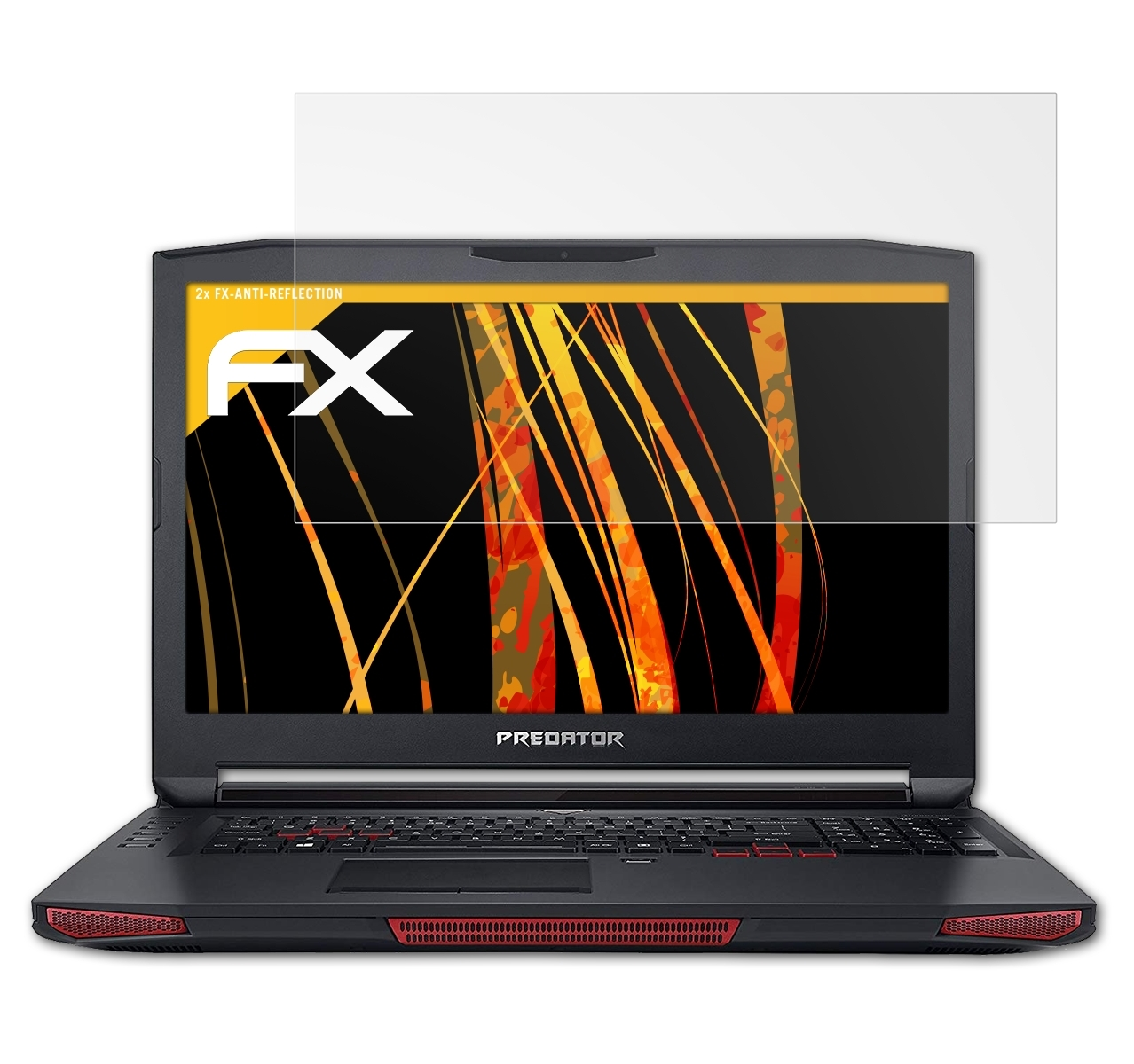 ATFOLIX 2x FX-Antireflex Displayschutz(für 17 Predator Acer X)