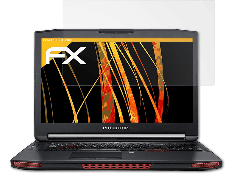 ATFOLIX 2x Displayschutz(für FX-Antireflex X) 17 Acer Predator