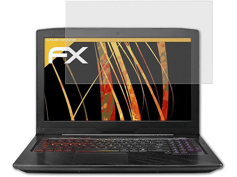 Displayschutz(für Strix Asus ATFOLIX ROG GL503) 2x FX-Antireflex