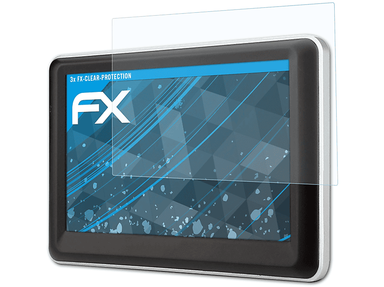 ATFOLIX 3x FX-Clear Displayschutz(für Mio Spirit 7700 LM)