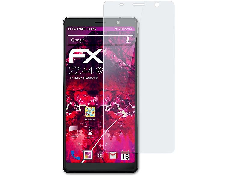 FX-Hybrid-Glass ATFOLIX Schutzglas(für Evolve) Blackberry