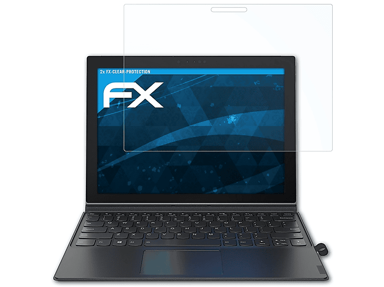 ATFOLIX 2x FX-Clear Displayschutz(für Lenovo Miix 630)