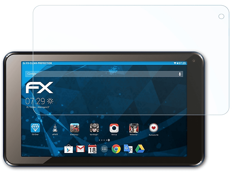 10.1) FX-Clear ATFOLIX Infinite+ 2x Polaroid Displayschutz(für