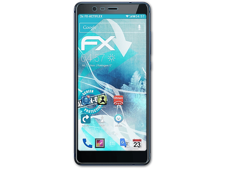 ATFOLIX 3x FX-ActiFleX Displayschutz(für Nokia 5.1)