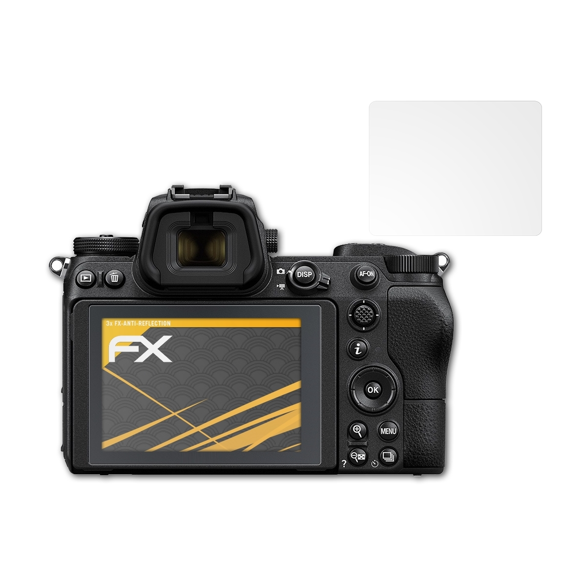 ATFOLIX FX-Antireflex Displayschutz(für Nikon Z7) 3x