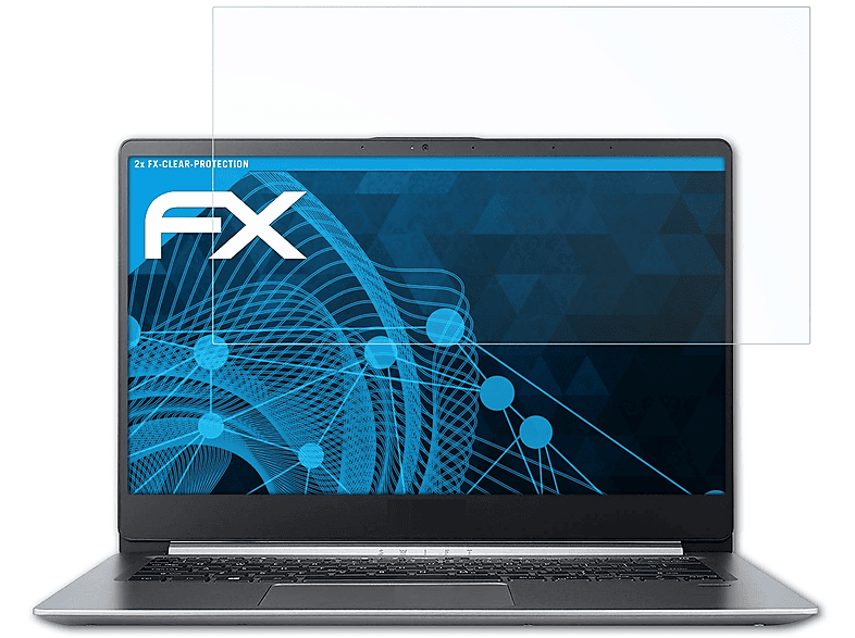 ATFOLIX 2x FX-Clear Displayschutz(für Acer Swift 1 (SF114-32))