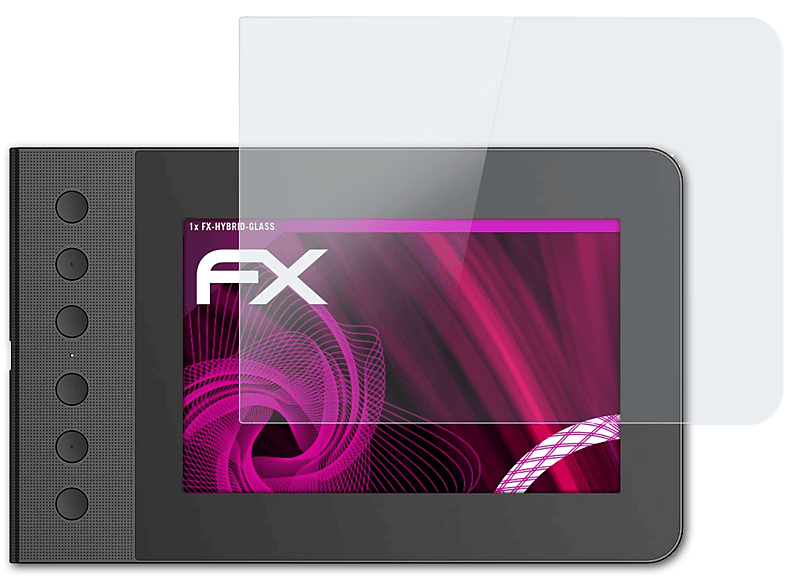 ATFOLIX Star XP-PEN Schutzglas(für FX-Hybrid-Glass G640S)
