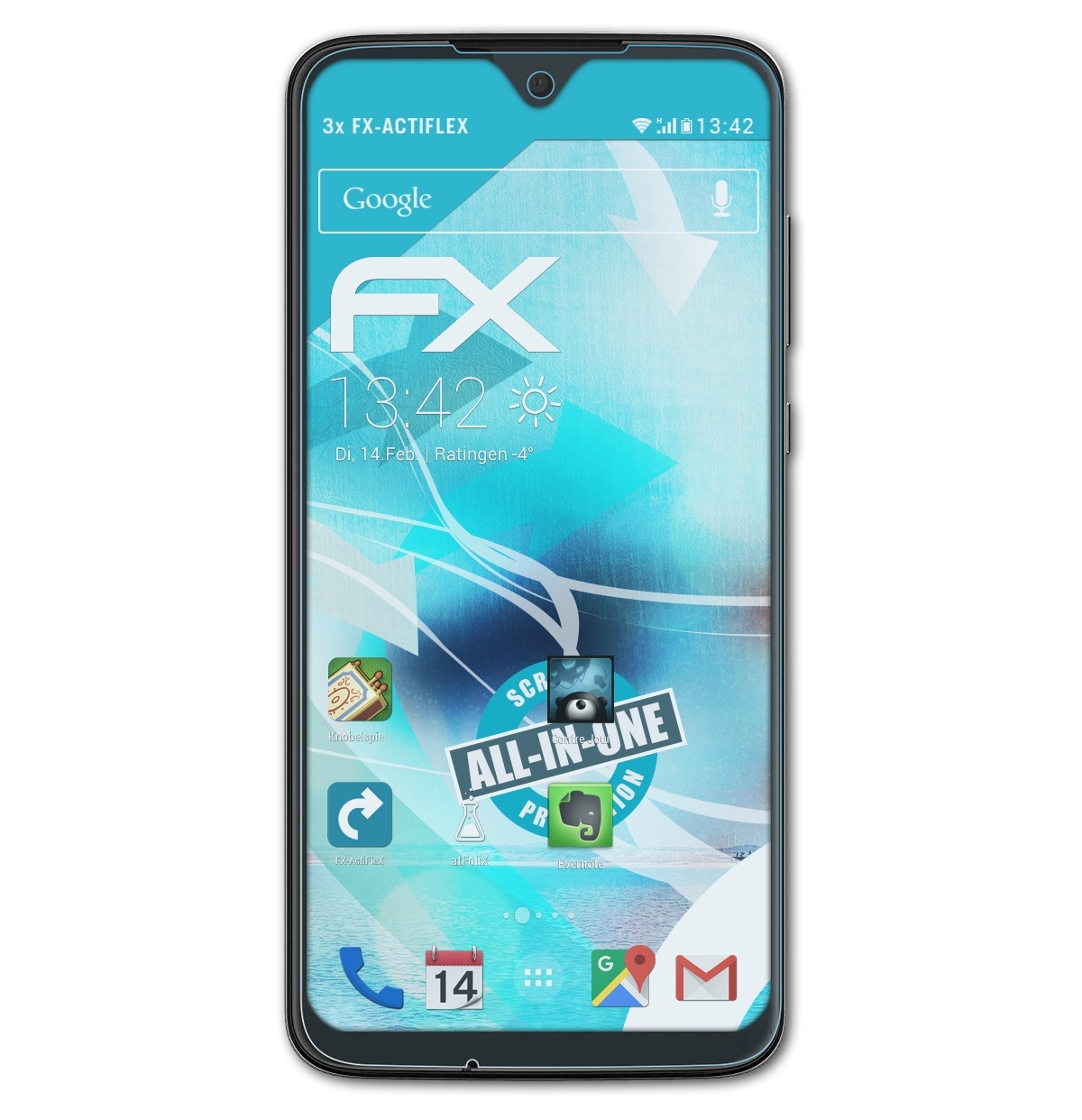 ATFOLIX 3x FX-ActiFleX Displayschutz(für Lenovo G7) Moto Motorola