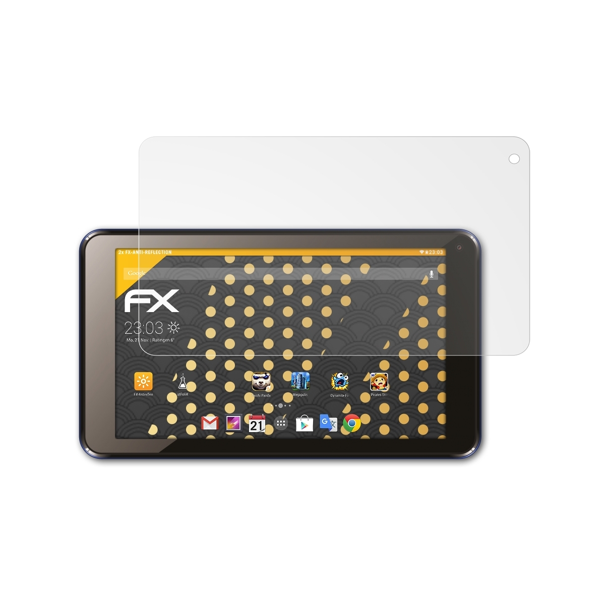 ATFOLIX 2x FX-Antireflex Infinite+ Displayschutz(für Polaroid 10.1)
