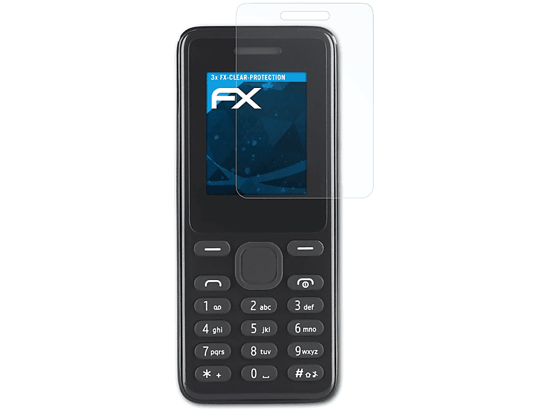 ATFOLIX 3x FX-Clear Displayschutz(für Simvalley-Mobile SX-345)
