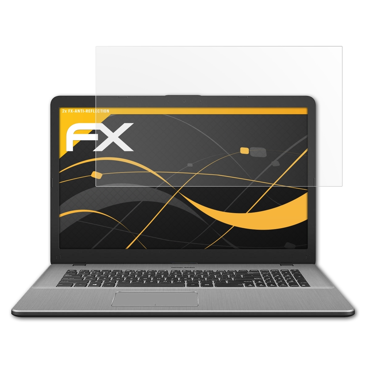 ATFOLIX 2x FX-Antireflex (N705UD)) Displayschutz(für VivoBook Pro 17 Asus