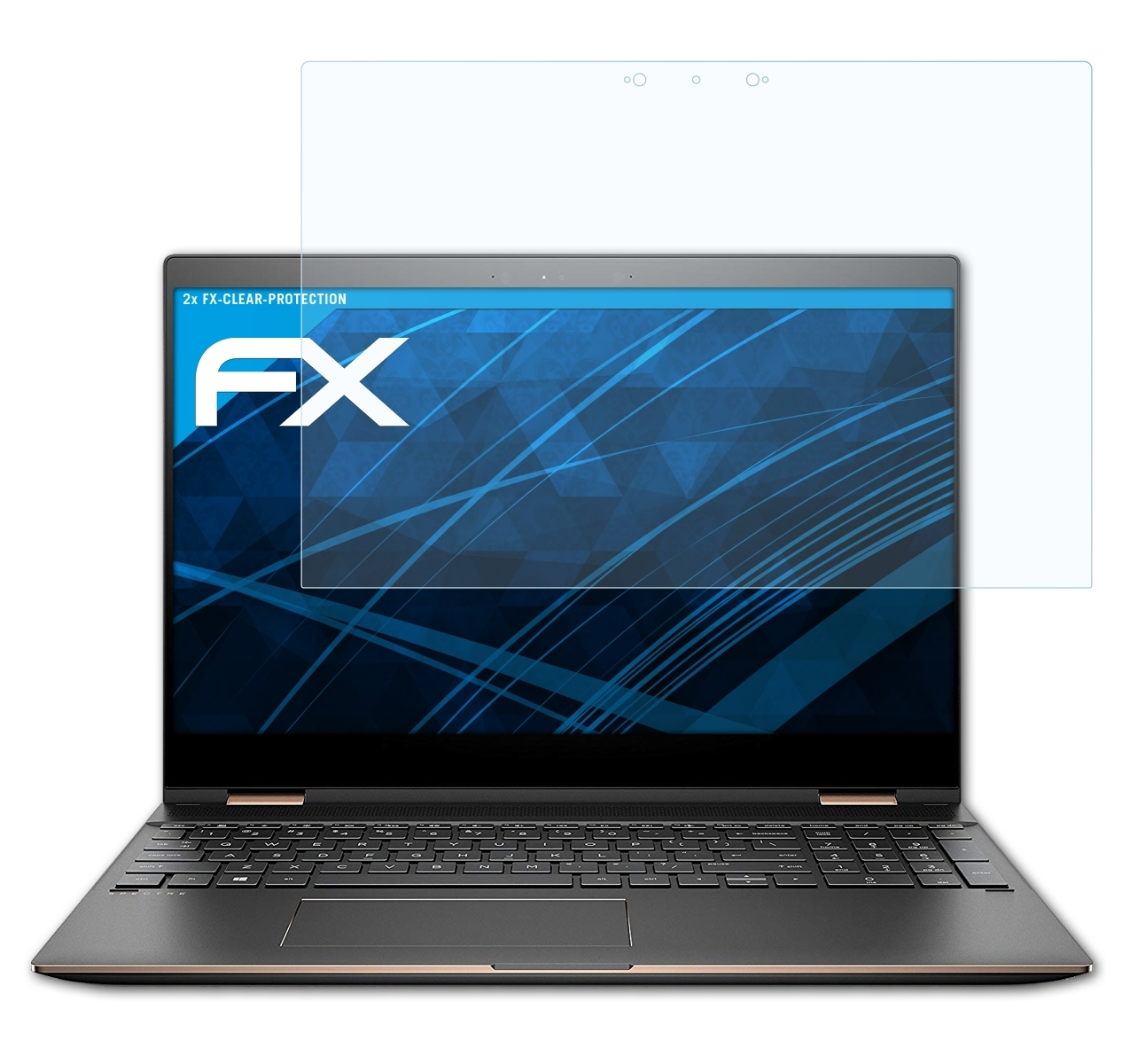 FX-Clear x360 HP 15-ch032ng) Displayschutz(für Spectre 2x ATFOLIX