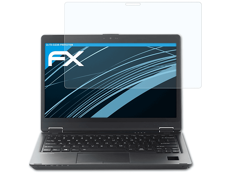 ATFOLIX 2x FX-Clear Displayschutz(für Fujitsu Lifebook P728)