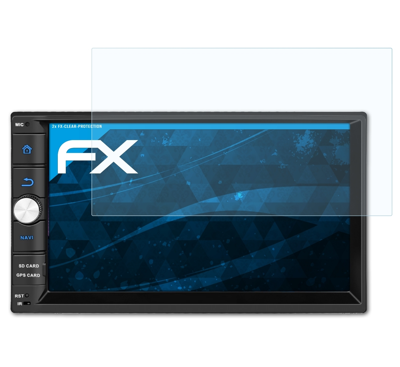 ATFOLIX 2x Pumpkin Inch FX-Clear 7 Displayschutz(für AE0273B (Universal))