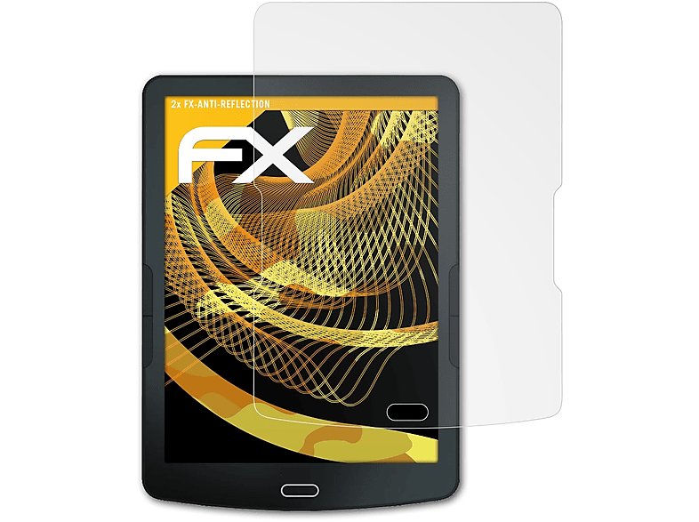2x FX-Antireflex ATFOLIX inkBook Displayschutz(für Explore)
