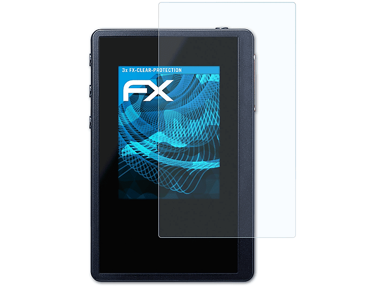 3x ATFOLIX FX-Clear Pioneer Displayschutz(für XDP-02U)