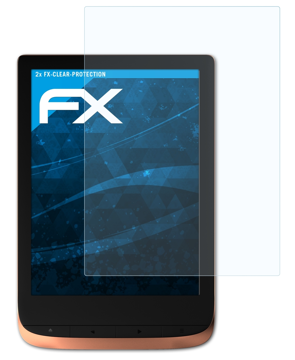 ATFOLIX Displayschutz(für HD 3) PocketBook Touch 2x FX-Clear