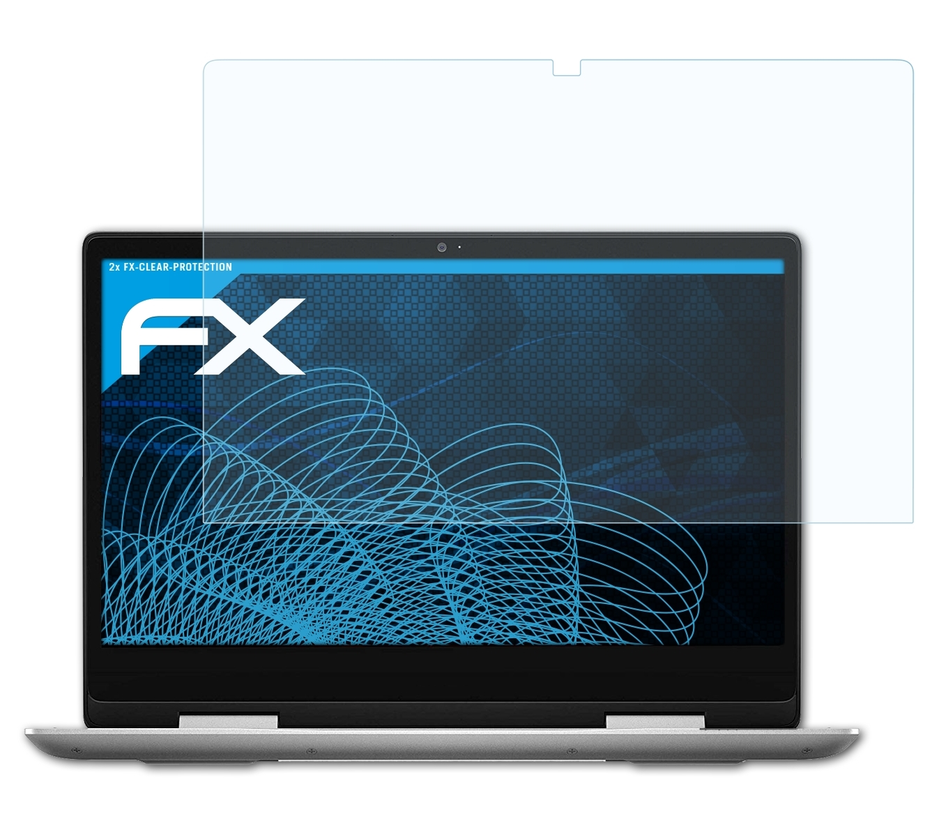 ATFOLIX 2x Dell Displayschutz(für Inspiron FX-Clear 14 5000)