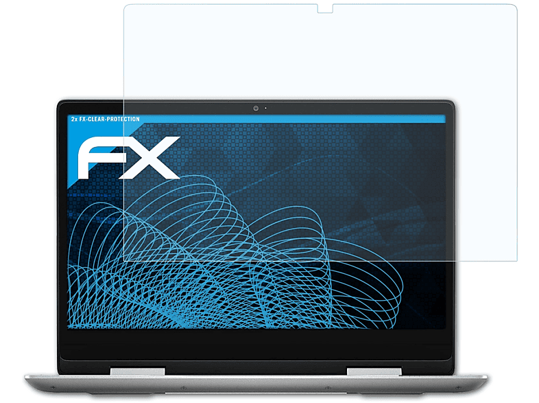 ATFOLIX 2x FX-Clear Displayschutz(für Dell Inspiron 14 5000)