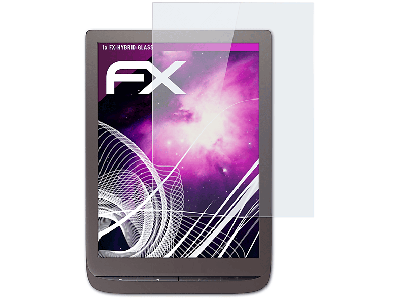 ATFOLIX FX-Hybrid-Glass Schutzglas(für PocketBook InkPad 3)