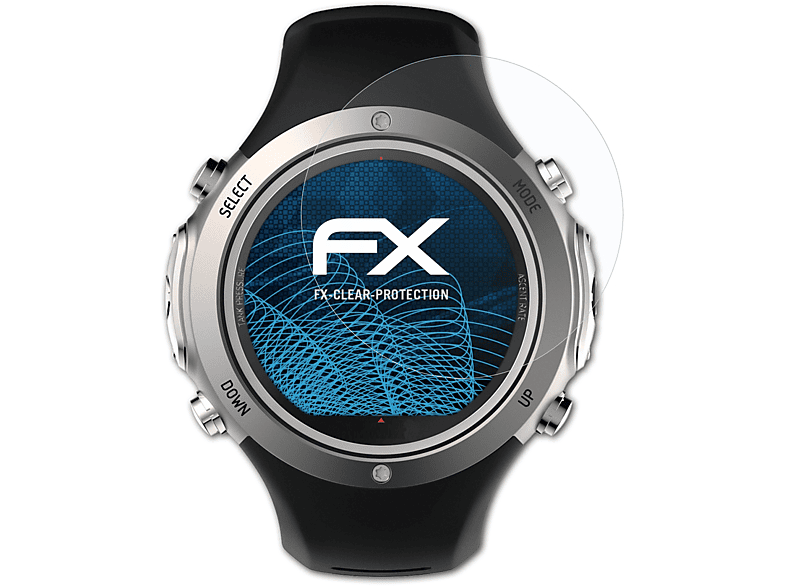 ATFOLIX 3x FX-Clear Displayschutz(für Suunto D6i Novo)
