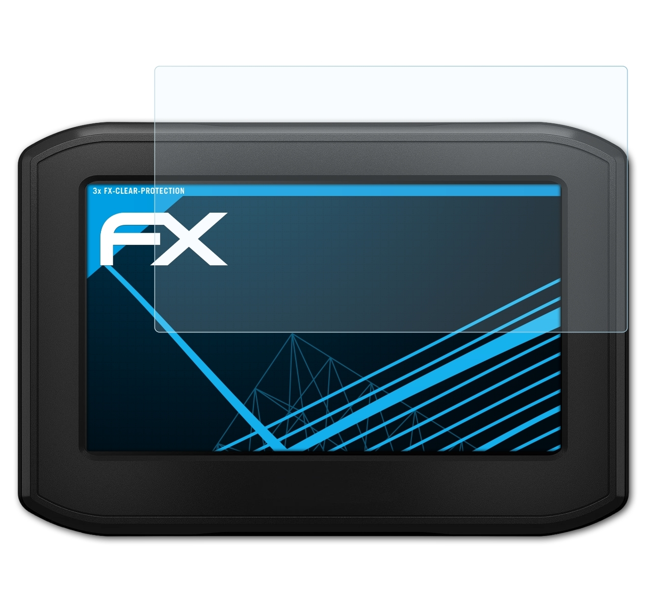 3x Garmin Zumo LMT-S) FX-Clear Displayschutz(für ATFOLIX 346