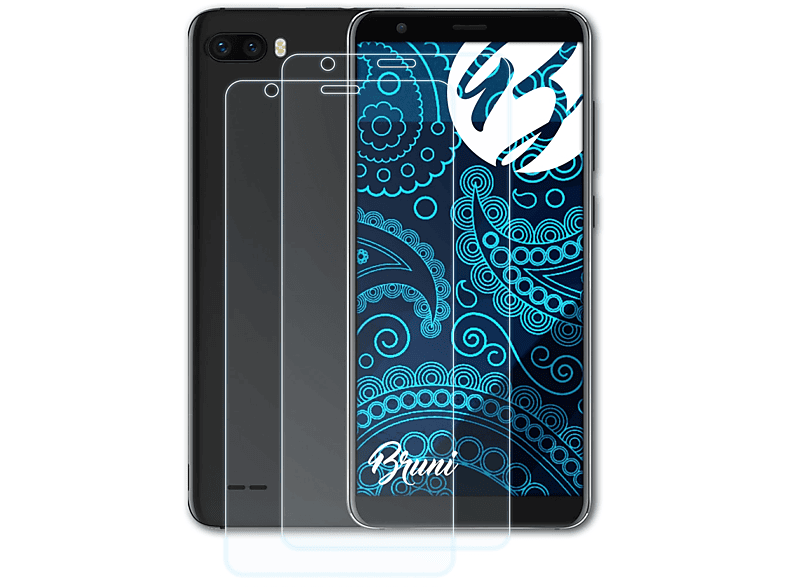 BRUNI Pro) Ulefone Schutzfolie(für S1 2x Basics-Clear