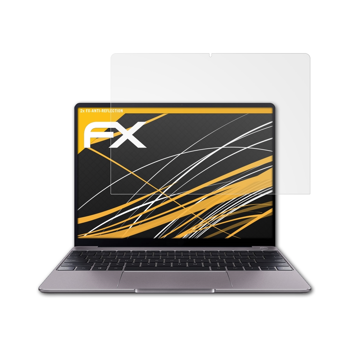 ATFOLIX 2x Huawei MateBook 13) Displayschutz(für FX-Antireflex