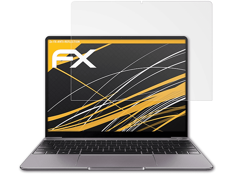 Huawei MateBook 2x 13) FX-Antireflex ATFOLIX Displayschutz(für