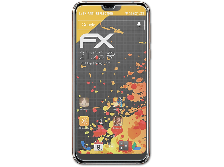 ATFOLIX 3x FX-Antireflex Displayschutz(für Nokia 7.1)