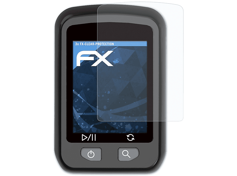 iGS20E) FX-Clear iGPSPORT ATFOLIX Displayschutz(für 3x