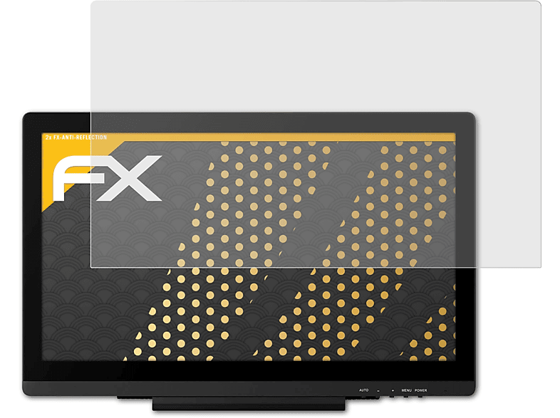 ATFOLIX 2x FX-Antireflex Displayschutz(für Huion GT-191 V2)