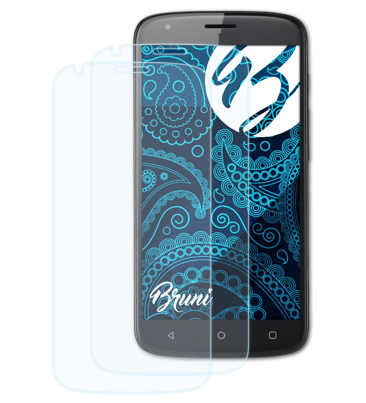 BRUNI 2x Brondi Basics-Clear 730 Schutzfolie(für 4G)