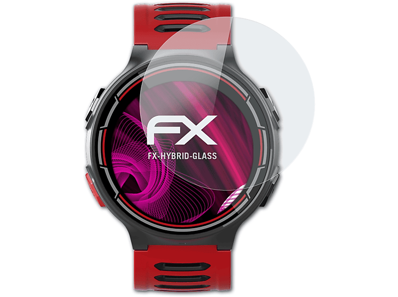 ATFOLIX FX-Hybrid-Glass Schutzglas(für Coros Pace) | Smartwatch Schutzfolien & Gläser