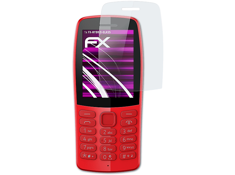 ATFOLIX FX-Hybrid-Glass Schutzglas(für Nokia 210)