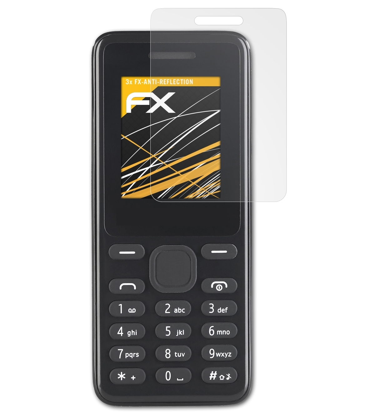 3x Displayschutz(für ATFOLIX FX-Antireflex Simvalley-Mobile SX-345)