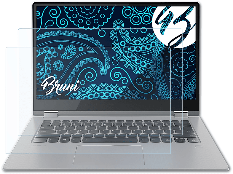 Bruni Displayschutzfolie Für Lenovo Yoga 530 14 Zoll - 2x Klare Schutzfolie