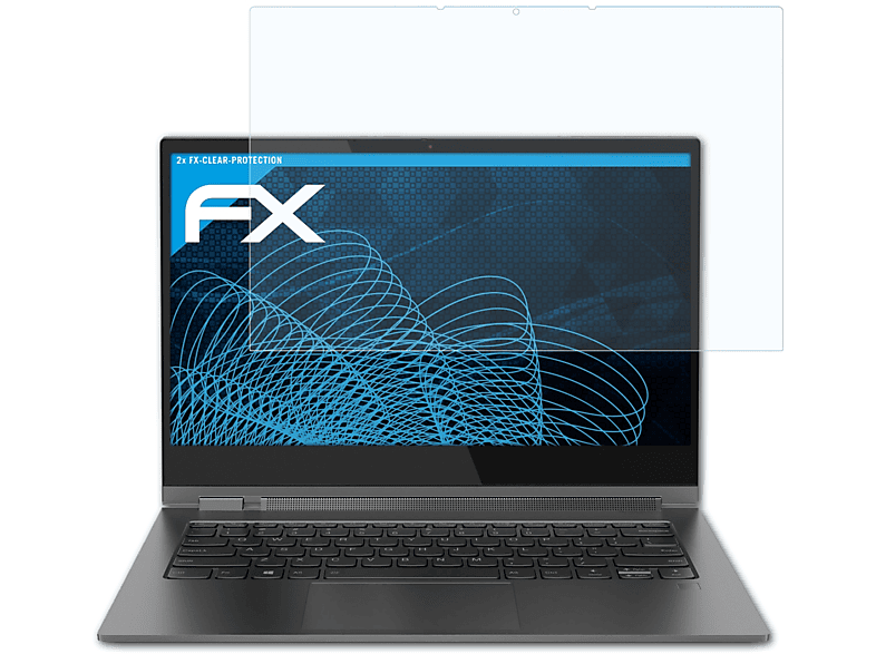 ATFOLIX 2x FX-Clear Displayschutz(für Lenovo Yoga C930-13IKB)