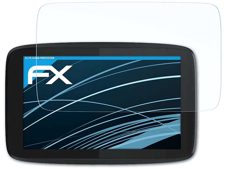 Displayschutz(für 3x GO ATFOLIX Essential FX-Clear inch)) (6 TomTom
