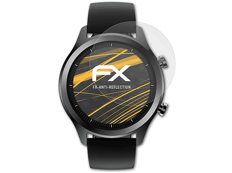 C2) FX-Antireflex Mobvoi TicWatch ATFOLIX 3x Displayschutz(für