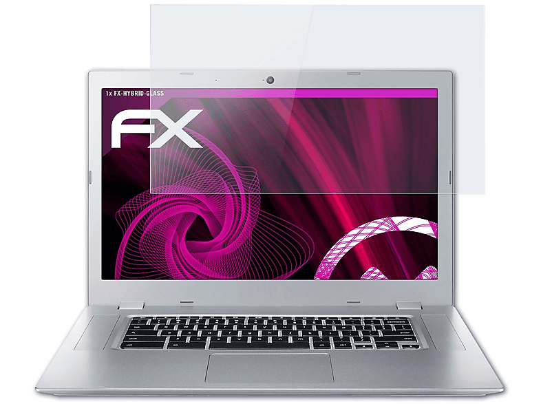ATFOLIX FX-Hybrid-Glass Schutzglas(für Acer 315 Chromebook (AMD))