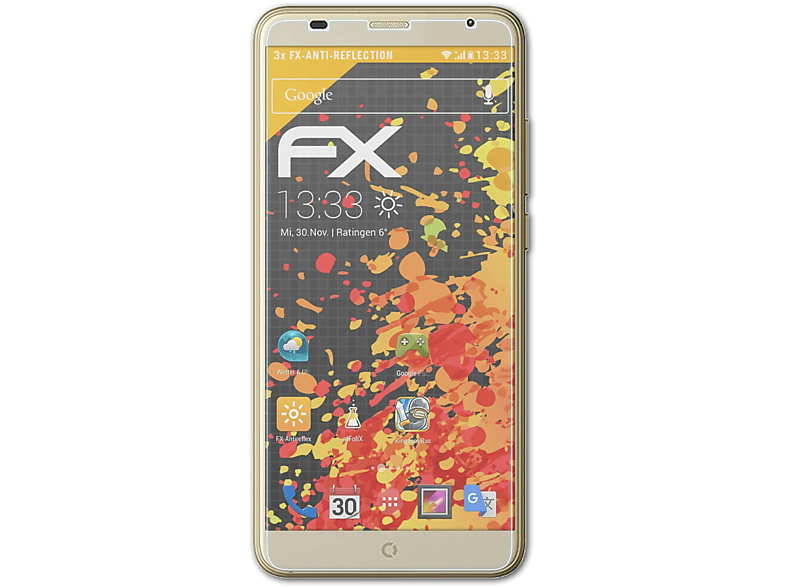 ATFOLIX 3x FX-Antireflex Displayschutz(für Horizon M) Echo