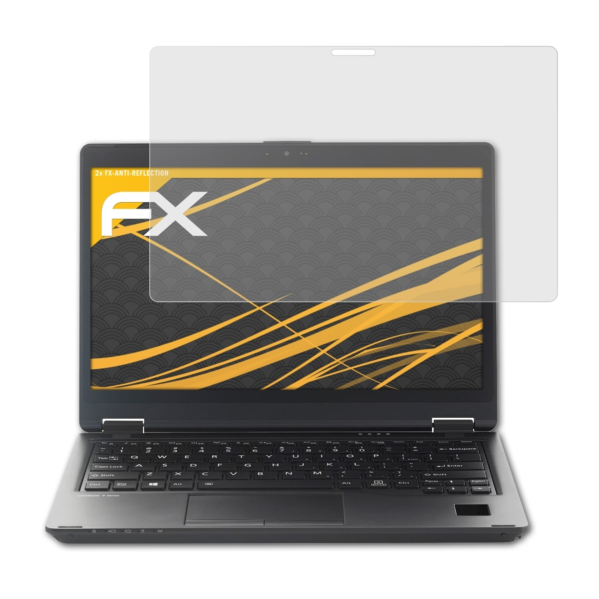 ATFOLIX 2x FX-Antireflex Displayschutz(für Fujitsu Lifebook P728)