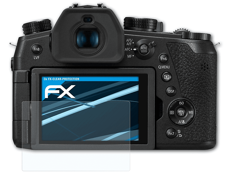 ATFOLIX 3x FX-Clear Displayschutz(für Panasonic Lumix DC-FZ1000 II)