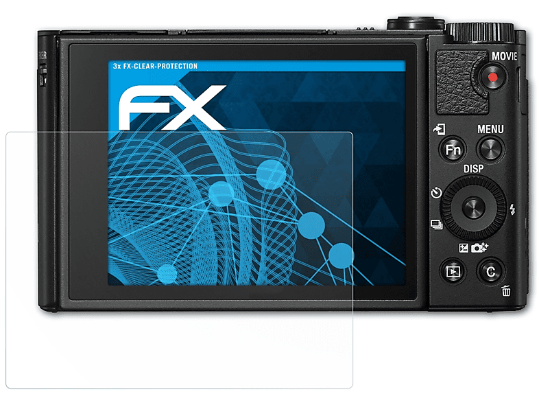 ATFOLIX 3x Sony Displayschutz(für FX-Clear DSC-HX95)